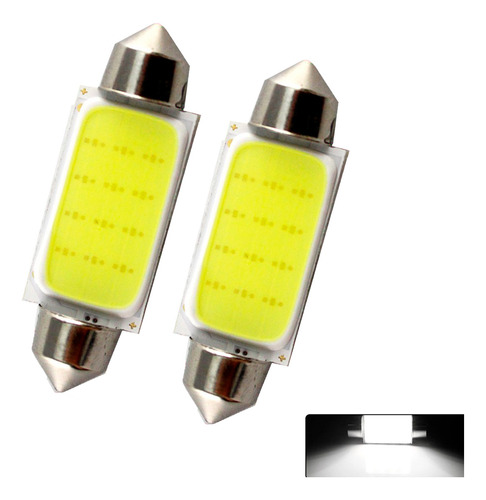 Lâmpadas Led Festoon C5w Torpedo 39mm Cob Smd 6000k Canbus