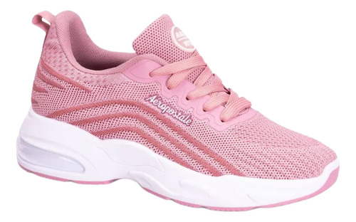 Tenis Aeropostale Rosa Deportivo Cómodo Transpirable Moda Casual Antideslizante Malla