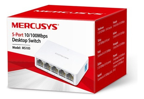 Switch Sobremesa 5-puertos Mercusys Ms105 