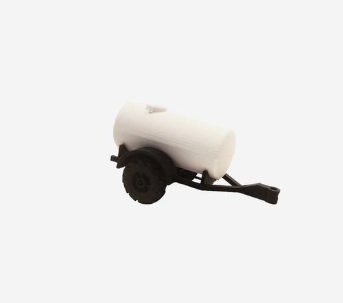 Trailer Acoplado Y Tanque 1/50 Maqueta Miniatura 3d