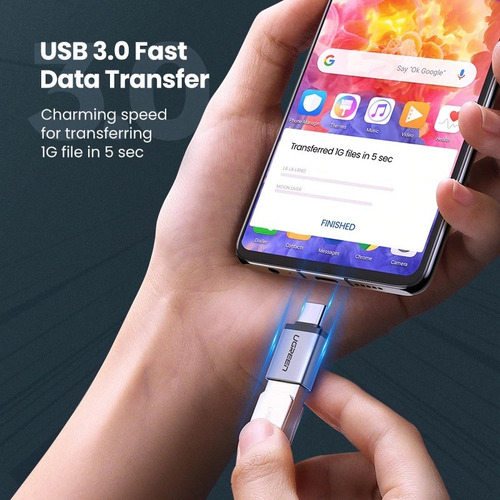 Imagem 6 de 10 de Cabo Adaptador Otg Usb C Tipo C Para Usb 3.0 - Ugreen 50283
