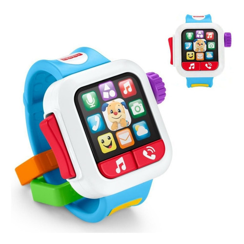 Reloj Fisher Price Smartwatch Con Luces Y Sonido Unisex