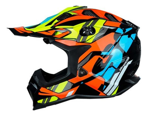 Casco Cross Ls2 Mx-700 Subverter Rascal Negro Nar Talla L