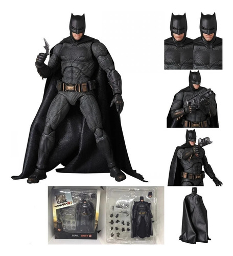 1. Figura Mafex 056 De Batman Dc Justice League, Juguete, .