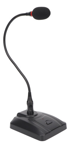 Condensador De Microfone Gooseneck, Mesa Flexível Com Fio De