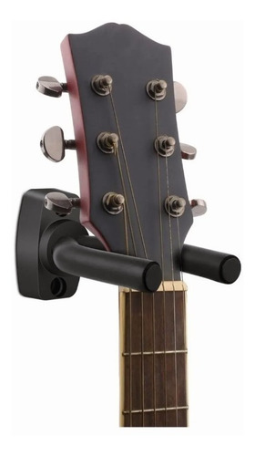 Imagen 3 de 8 de Soporte Colgador De Pared Para Guitarra Anticaída 4 Uds