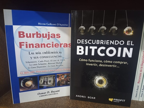 Libro Combo Descubriendo El Bitcoin + Burbujas Financieras