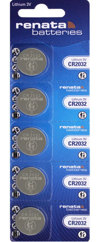 100 X Pilas Boton Cr2032 Renata Original 2032 San Martin 