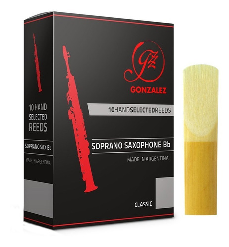 Palheta Gonzalez Sax Soprano Classic - 1 Unidade