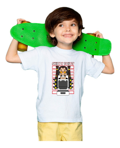 Remera Niños Nuevo Diseño  Skibidi Toilet - G Man Mejorado