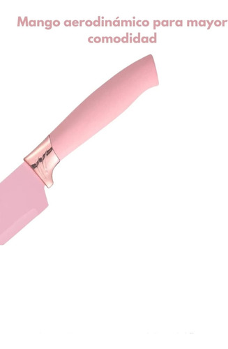 Utensilios De Cocina De Silicona Cuchillos Cucharas Tabla Rosa
