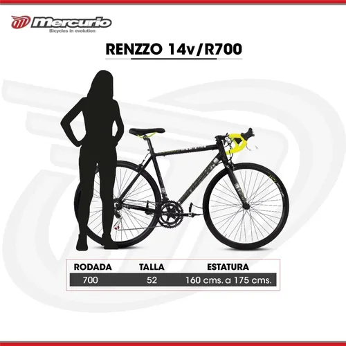 Bicicleta mercurio renzzo r700 caracteristicas hot sale