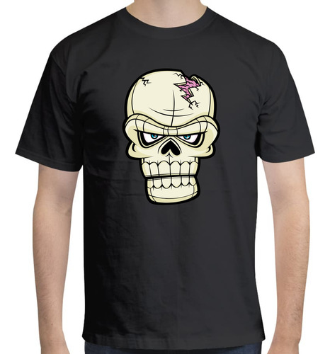 Playera Diseño Skull Brain - Cráneo - Halloween