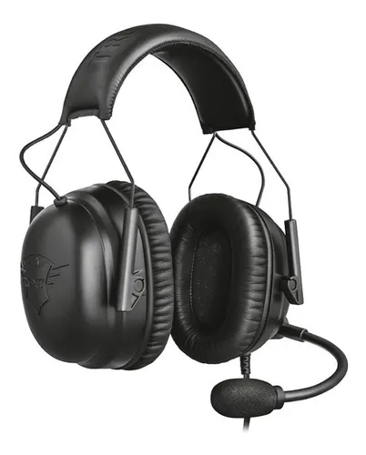 Headset Gamer Trust Wayman Pro Gxt 444 Multiplataforma Novo