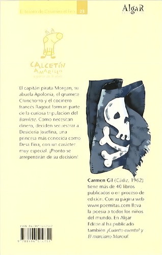 El tesoro de Casimiro el Feo: 23 (Calcetín), de Gil, Carmen. Algar Editorial, tapa pasta blanda, edición 1 en español, 2006