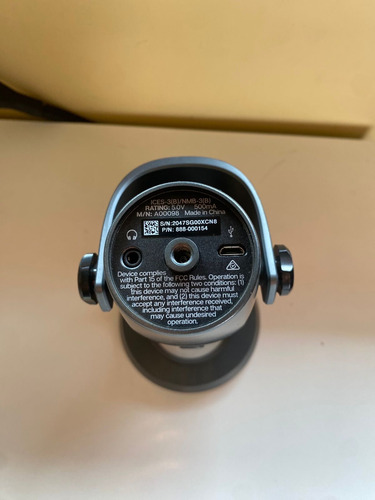 Micrófono Yeti Nano Color Shadow Grey (Usado)
