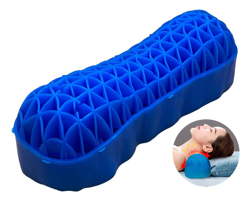 Almohada Cojin Ergonomico Cuello Gel Alivio Soporte Cervical