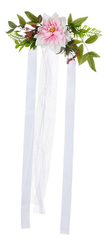 Decoraciones Florales Para Respaldo De Silla De Rosa