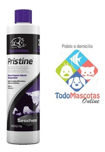 Pristine Seachem 325ml Limpia Y Estabiliza Tu Acuario 30%más