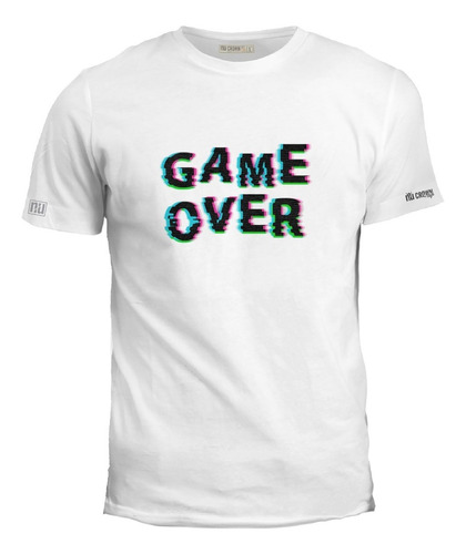 Camiseta Estampada Game Over Video Juego Inp Hombre Ink