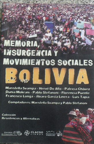 Memoria, Insurgencia, Movimientos Sociales. Bolivia.