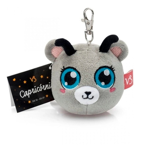 Imagem 1 de 4 de Chaveiro Pelucia Capricornio Pompets Signo
