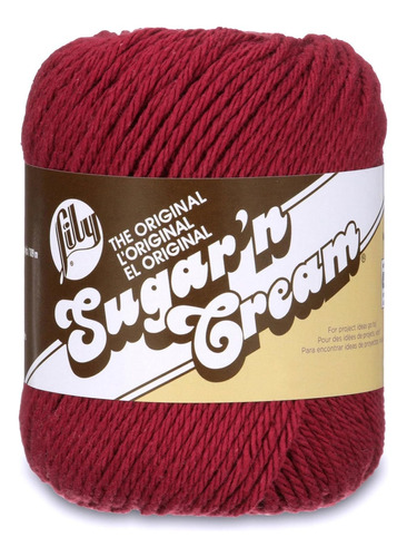 Sugar &#39;n Cream The Original Solid Yarn, 2.5 Oz, Cal...