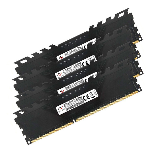 Memoria De Escritorio Ram Zvvn 32gb 4x 8gb Ddr3 2133 Mhz Oc