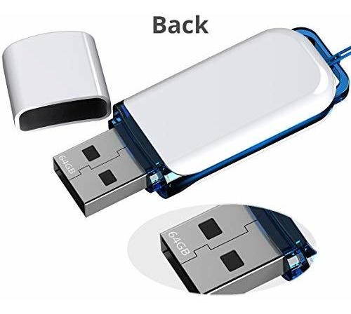Mosdart - Memoria Usb 2.0 De 64 Gb (2 Unidades, 64 Gb, Con L