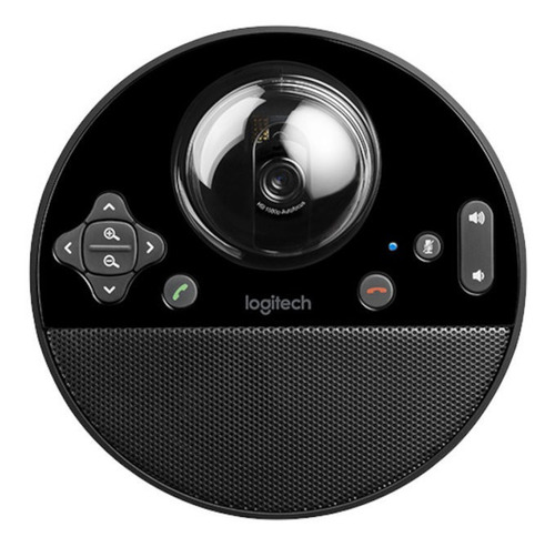 Câmera web Logitech BCC950 Full HD 30FPS cor preto