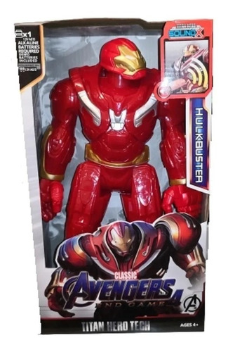 Iron Man Hulkbuster Muñeco Articulado  Luz Y Sonido Grande