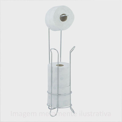 Suporte Para Papel Higienico 3 Em 1 Chrome Cz Com