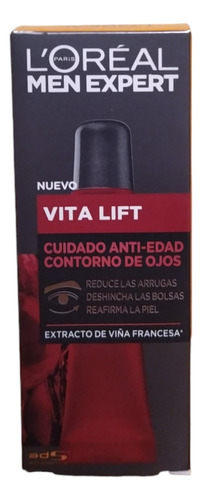 Contorno De Ojos Vitalift Men Expert L'oréal