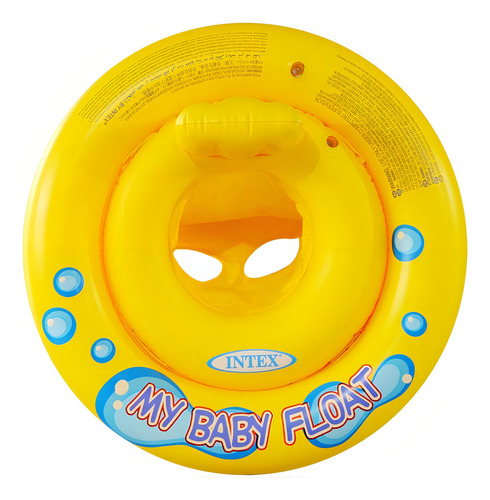 Inflable Salvavidas Andadera Flotador Intex Bebe 59574 Amarillo