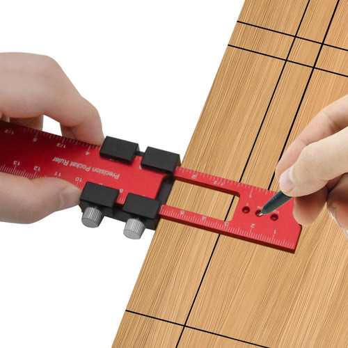 Para Calibre For Carpintería: Herramienta De Aluminio Con