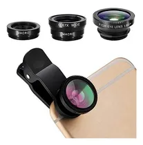 Comprar Lente Selfie Ojo De Pez Gran Angular Macro iPhone Sony Moto