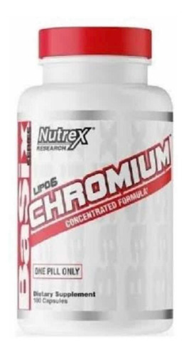 Nutrex Lipo 6 Chromium 100 Capsulas Picolinato De Cromo 