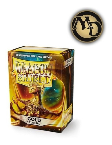 Folios Dragon Shield Standard- Classic Gold (100 Ct.)