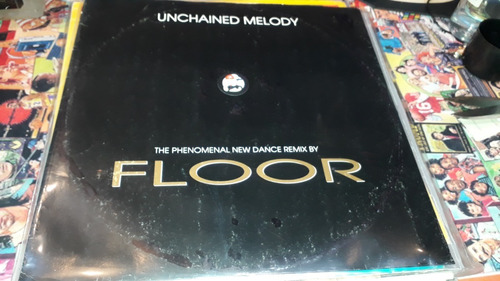 Floor Unchained Melody Vinilo Maxi Uk 1991 Muy Buen Tema