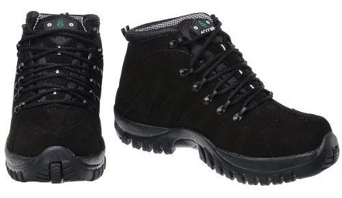 Coturno Adventure Accona Em Couro Legítimo Nobuck 6000np | Mercado Livre