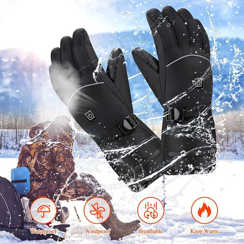 Guantes Calefactables A Batería De Litio Invierno Moto