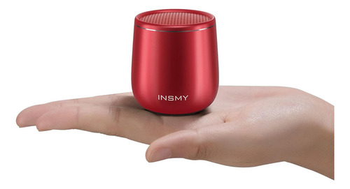 Insmy Altavoz Bluetooth Pequeño, Mini Altavoz Inalámbrico Po Color 1-rojo 110v