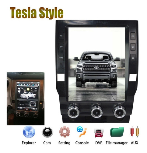 Radio Tipo Tesla Para Toyota Tundra 14-17 Bajo Pedido