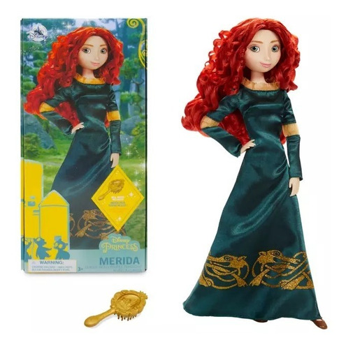 Muñeca Merida Disney Store Princesa Classic Doll Orig Replay