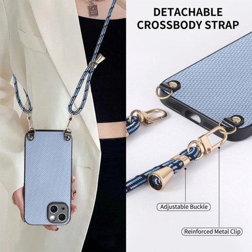 Capa Anti-riscos E Resistente Com Cordão Para iPhone 15/16