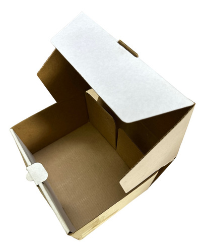 15 Caja De Cartón Para Envíos O Alimentos 20x15x10 Blanco