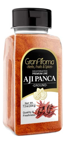 Granaroma 7.2 Oz Aji Panca Chile En Polvo, Condimento De Pim