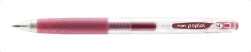 Bolígrafo Pop'lol, 0,7 mm, rosa metalizado, tinta piloto, color rosa metalizado