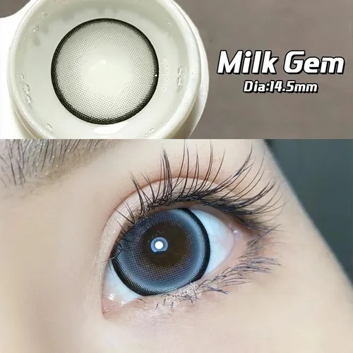 Lentes De Contacto Efecto Muñeca Gris