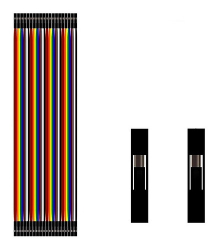 480 Cables Jumpers Dupont Mixto H-h M-m H-m 30cm Protoboard